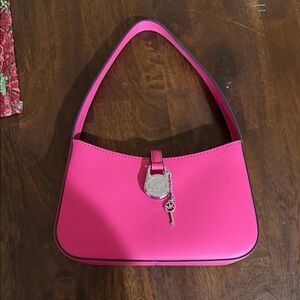 Pink Handbag with Key Charm